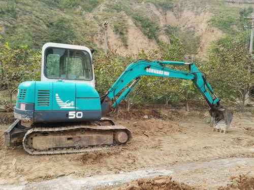陕西出售转让二手6000小时2006年山河智能SWE50挖掘机