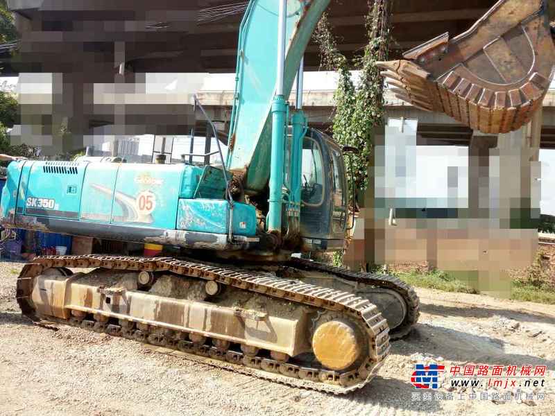 云南出售转让二手4000小时2014年神钢SK350LC挖掘机
