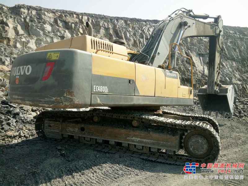 山西出售转让二手8000小时2012年沃尔沃EC480DL挖掘机