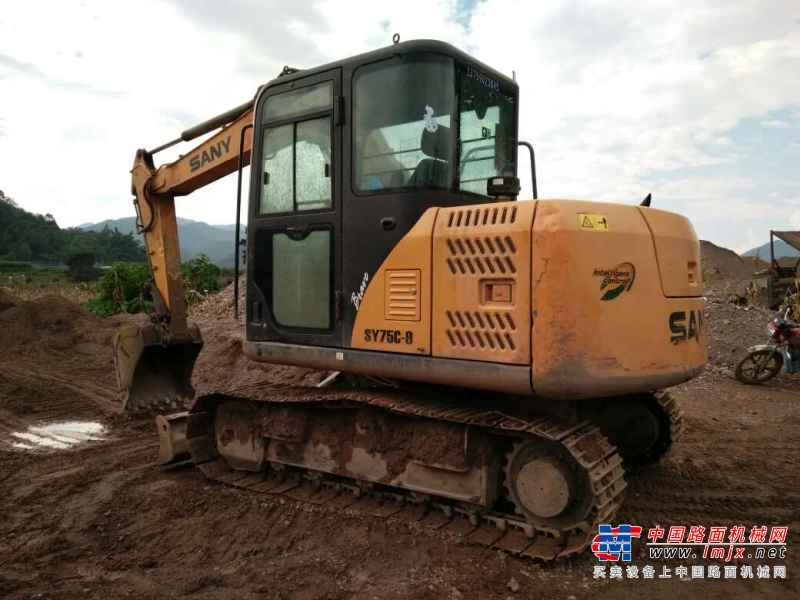 云南出售转让二手5865小时2012年三一重工SY75C挖掘机