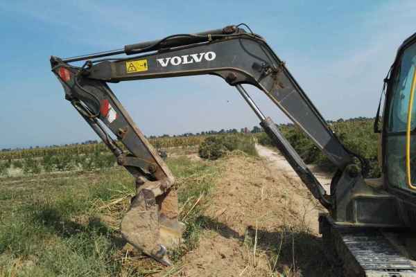 陕西出售转让二手5955小时2009年沃尔沃EC55B挖掘机