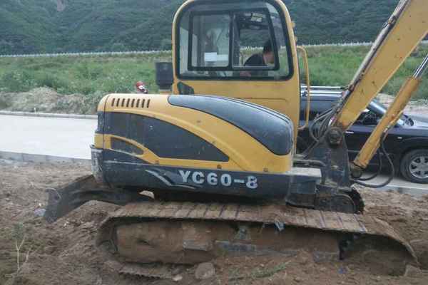 陕西出售转让二手3500小时2010年玉柴YC60挖掘机