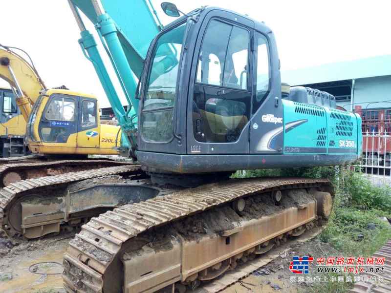 云南出售转让二手3244小时2014年神钢SK350LC挖掘机
