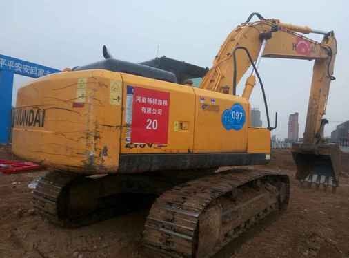 河南出售转让二手5000小时2012年现代R225LC挖掘机