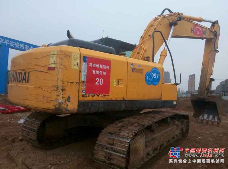 河南出售转让二手5000小时2012年现代R225LC挖掘机