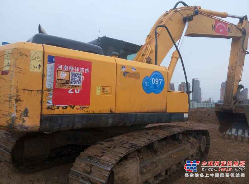 河南出售转让二手5000小时2012年现代R225LC挖掘机