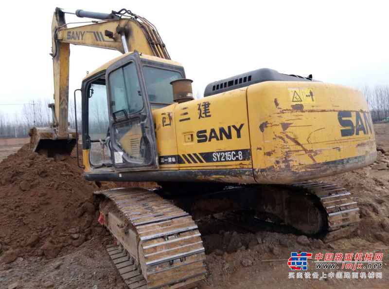 山西出售转让二手7631小时2008年三一重工SY215C挖掘机