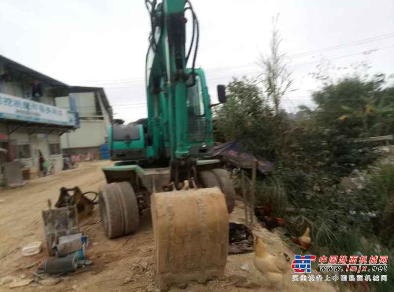 广东出售转让二手8000小时2003年新源机械XY65W挖掘机