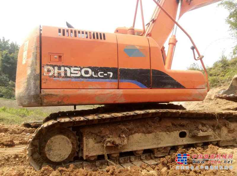 广东出售转让二手7800小时2011年斗山DH150LC挖掘机