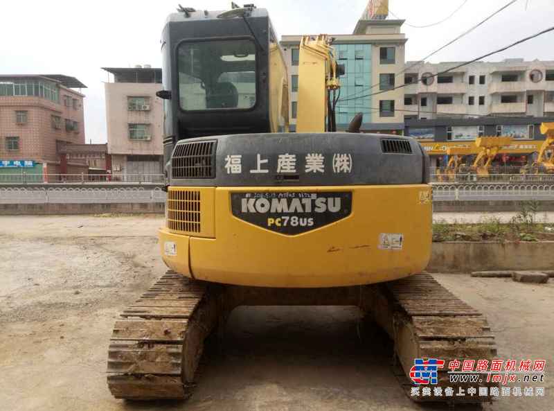 广东出售转让二手3000小时2008年小松PC78US挖掘机