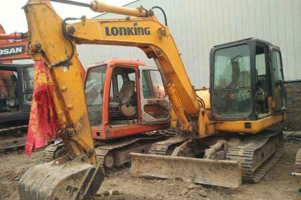 陕西出售转让二手5385小时2012年龙工LG6085挖掘机