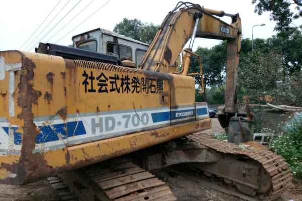 广东出售转让二手12000小时2003年加藤HD700挖掘机