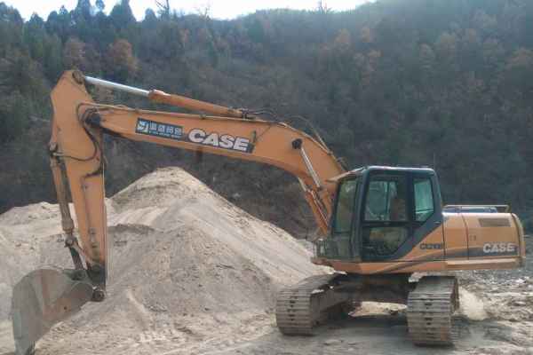 陕西出售转让二手6000小时2008年凯斯CX210B挖掘机
