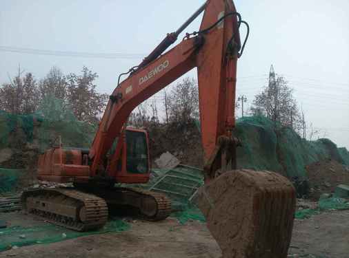 陕西出售转让二手7000小时2009年大宇DH220LC挖掘机