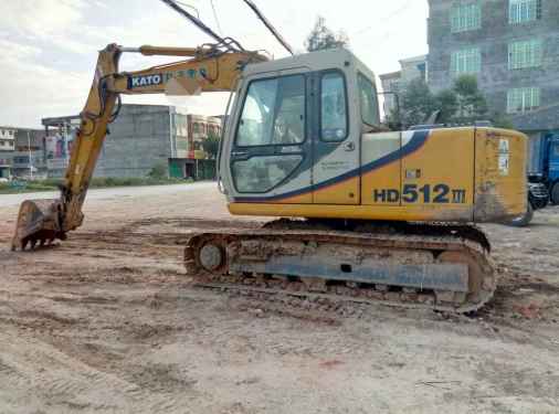 广西出售转让二手11000小时2007年加藤HD512III挖掘机