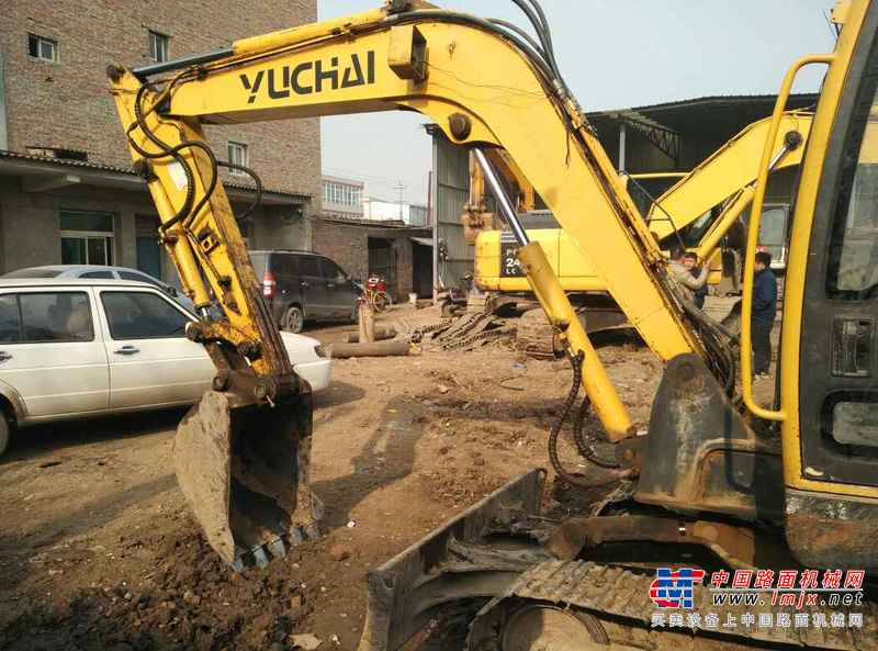 陕西出售转让二手6000小时2009年玉柴YC60挖掘机