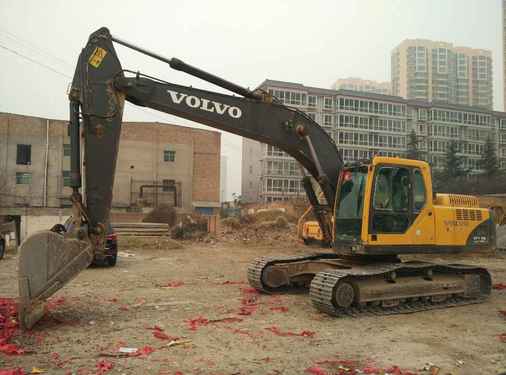 陕西出售转让二手4857小时2009年沃尔沃EC210BLC挖掘机
