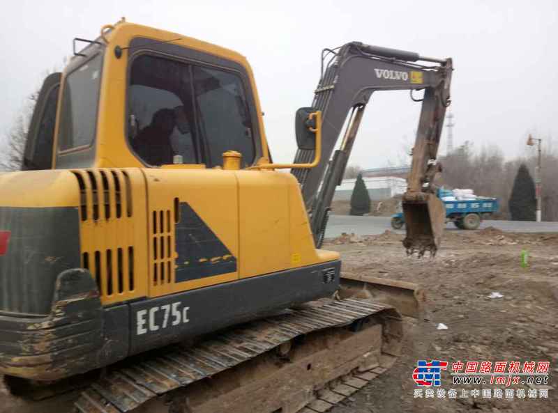 山西出售转让二手4000小时2013年沃尔沃EC55B挖掘机