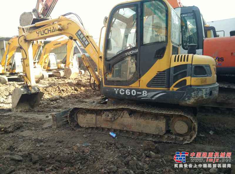 陕西出售转让二手2800小时2011年玉柴YC60挖掘机