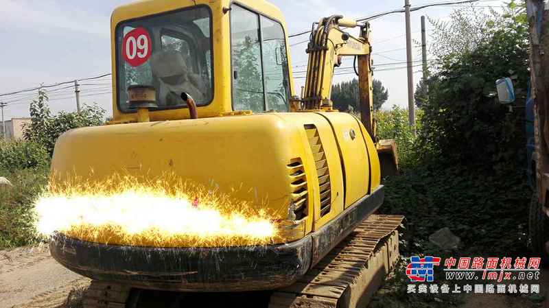 山西出售转让二手8000小时2008年现代R55挖掘机