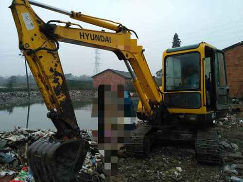 江西出售转让二手8536小时2009年现代R55挖掘机