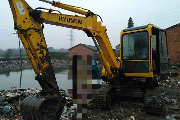 江西出售转让二手8536小时2009年现代R55挖掘机