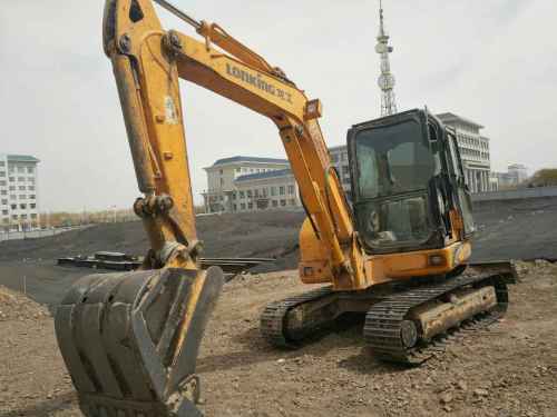 甘肃出售转让二手4000小时2012年龙工LG6060挖掘机