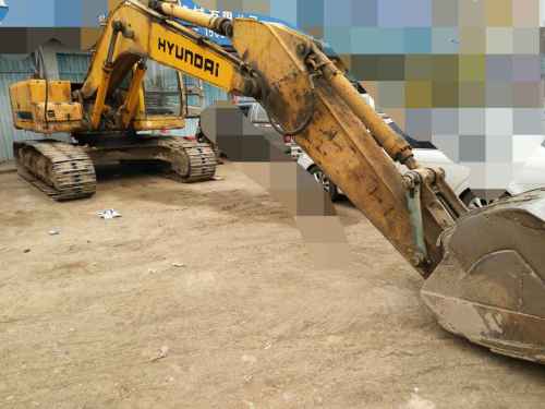 河南出售转让二手15000小时2007年现代R225LC挖掘机