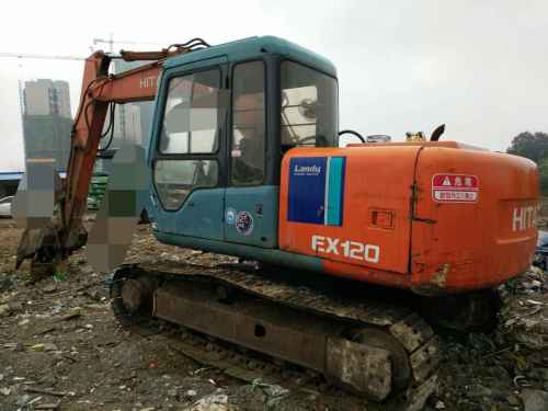 广西出售转让二手15000小时2003年日立EX120挖掘机