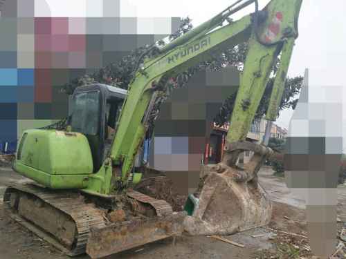 河南出售转让二手3000小时2004年现代R60挖掘机