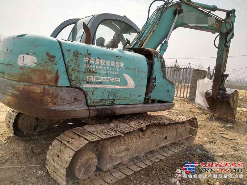 河南出售转让二手6000小时2003年神钢SK100挖掘机