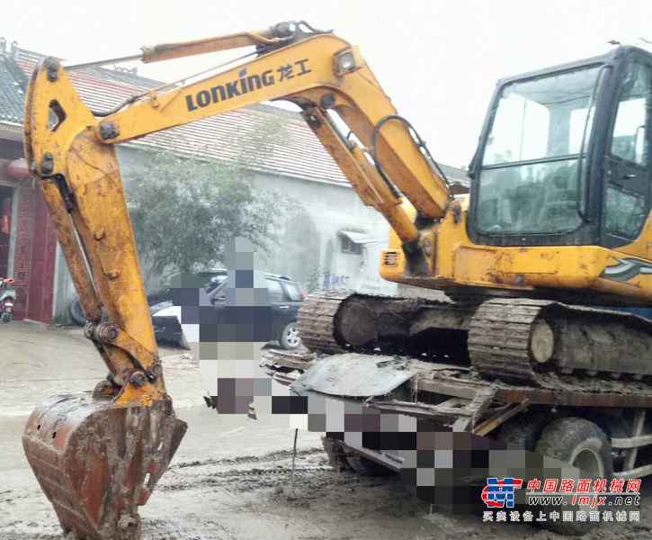 山东出售转让二手12000小时2010年龙工LG6060挖掘机
