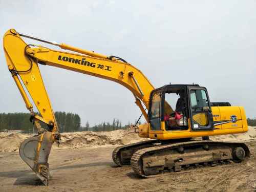 河南出售转让二手5000小时2012年龙工LG6235挖掘机