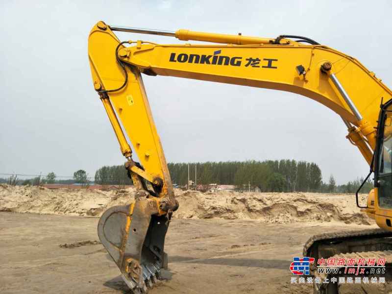 河南出售转让二手5000小时2012年龙工LG6235挖掘机