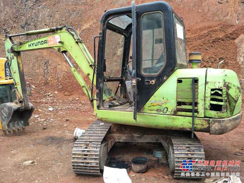 云南出售转让二手8523小时2007年现代R60挖掘机