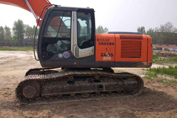 山东出售转让二手3272小时2010年日立ZX200挖掘机
