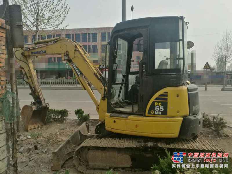 山东出售转让二手8124小时2008年小松PC55MR挖掘机