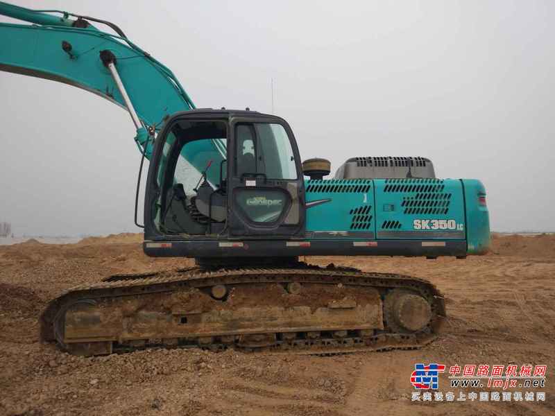 山东出售转让二手4366小时2011年神钢SK350LC挖掘机