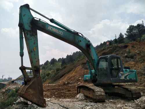 贵州出售转让二手10000小时2009年神钢SK250挖掘机