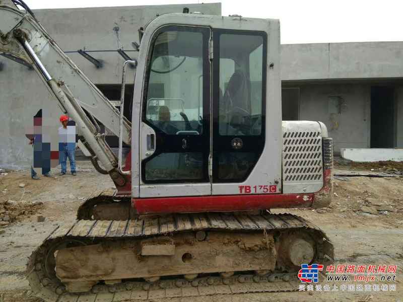 山东出售转让二手8500小时2009年竹内TB175C挖掘机