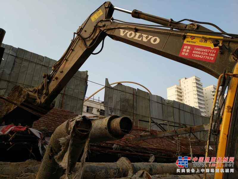 山西出售转让二手7200小时2012年沃尔沃EC140BLC挖掘机