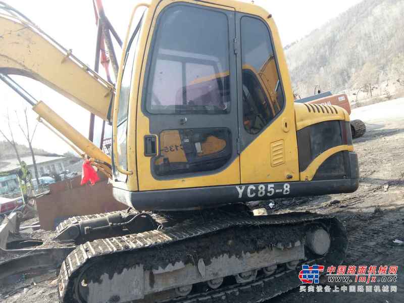 吉林出售转让二手8000小时2010年玉柴YC85挖掘机