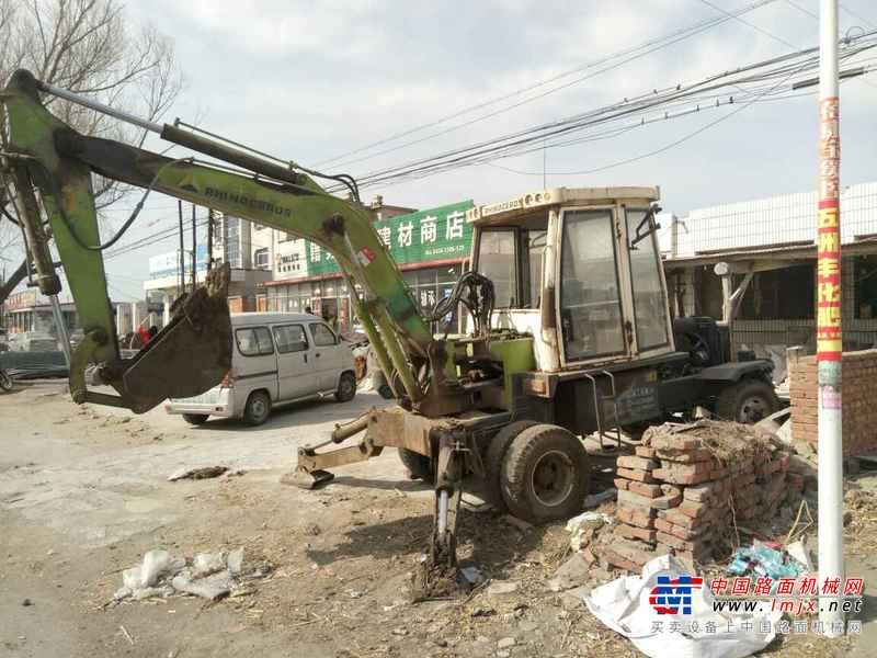 辽宁出售转让二手1000小时2011年犀牛重工轮挖XNW44180挖掘机