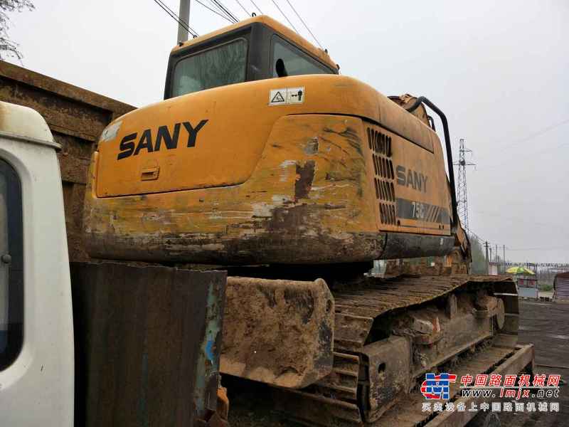 河南出售转让二手7000小时2010年三一重工SY75C挖掘机
