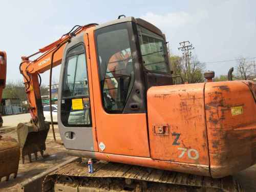 河南出售转让二手10099小时2008年日立ZX70挖掘机
