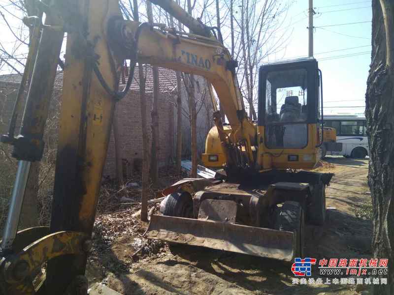 山东出售转让二手3210小时2009年鑫豪轮挖XHL80挖掘机