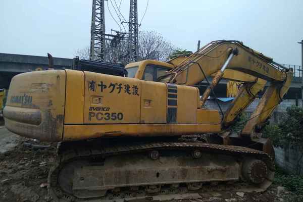 广东出售转让二手15000小时2003年小松PC350挖掘机