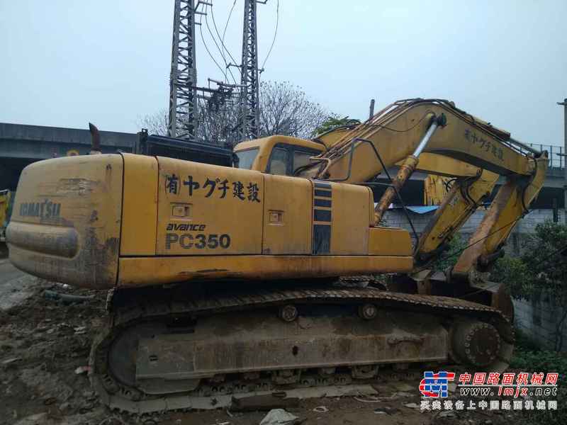 广东出售转让二手15000小时2003年小松PC350挖掘机
