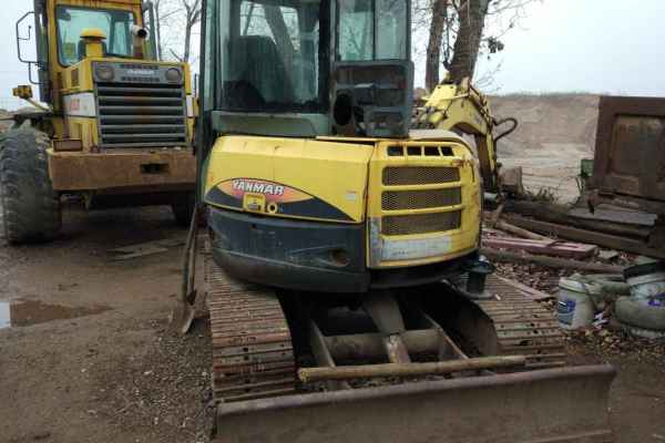 陕西出售转让二手8000小时2008年洋马ViO55挖掘机