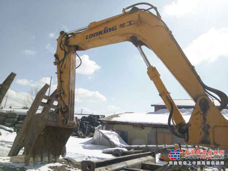 吉林出售转让二手6340小时2011年龙工LG6085挖掘机